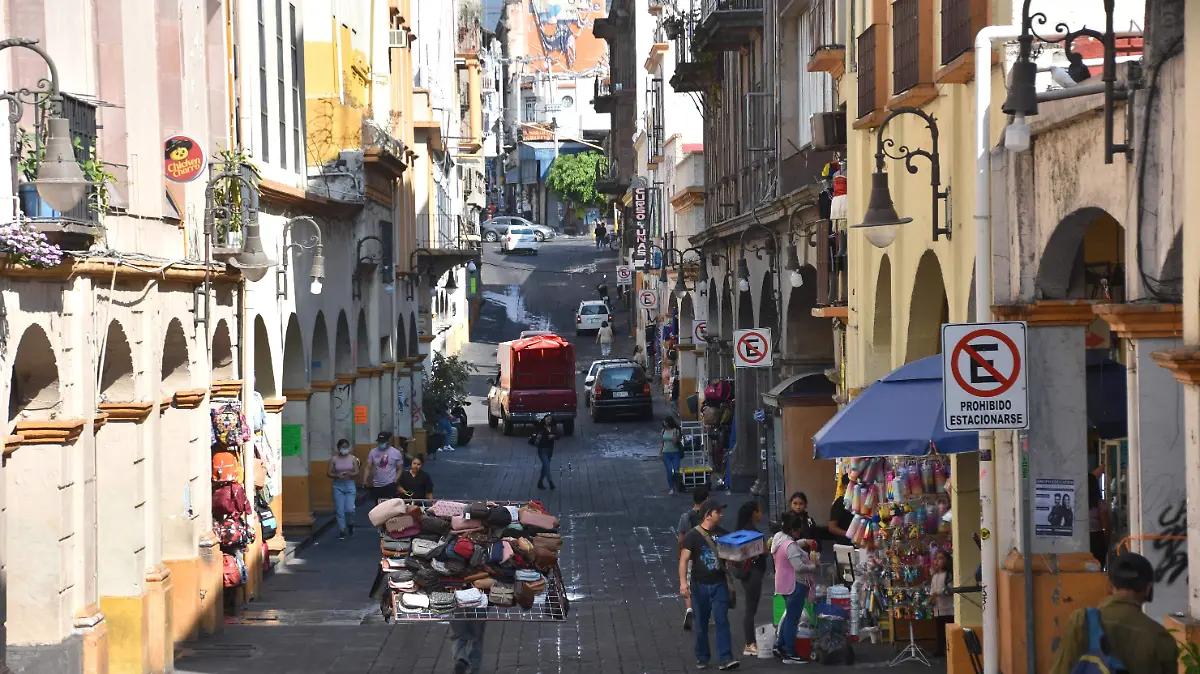 Calle de guerrero ambulantes